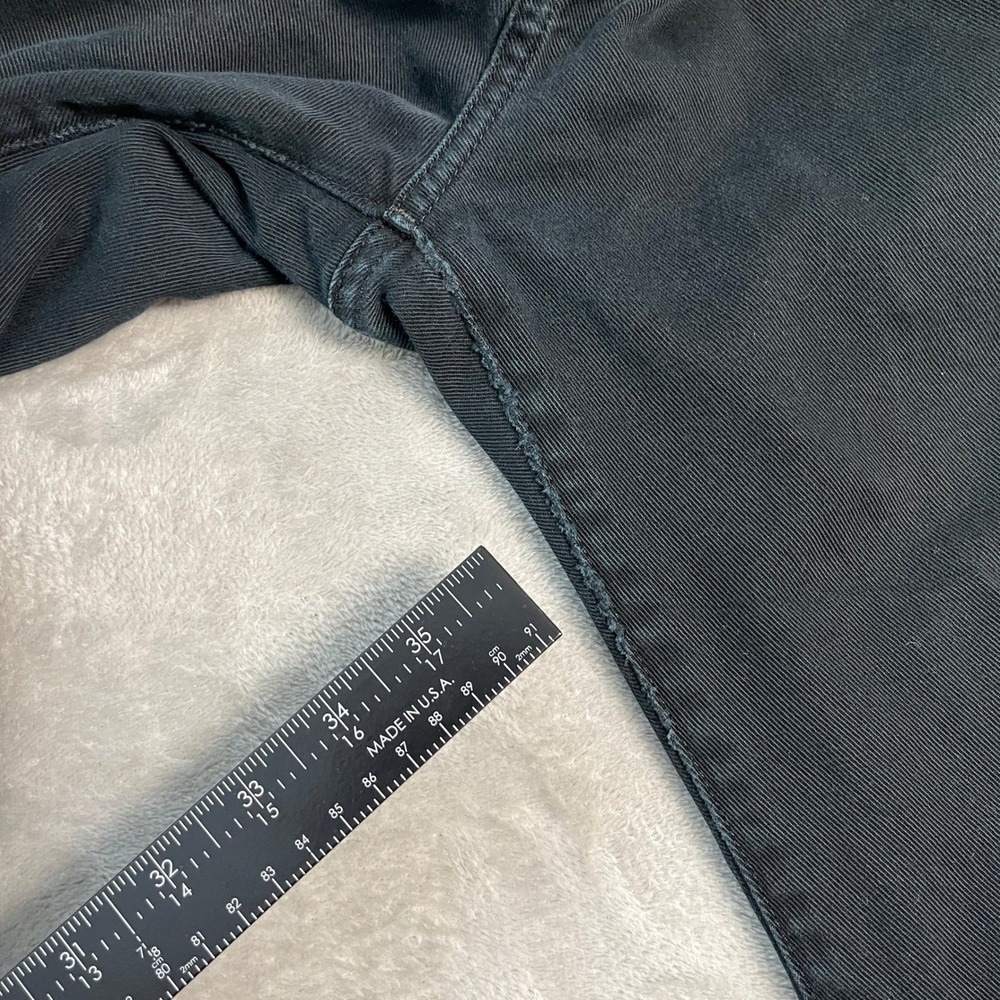 American Eagle Core Flex Slim Straight Black Jeans Mens 32x32 (34x30) Distressed - Picture 8 of 16